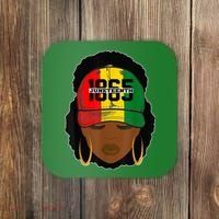 1865 Juneteenth Female Black History Month Coaster thumb 0