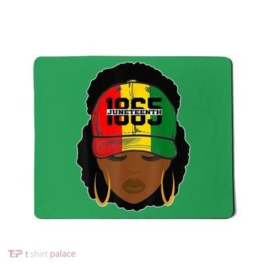 1865 Juneteenth Female Black History Month Mousepad