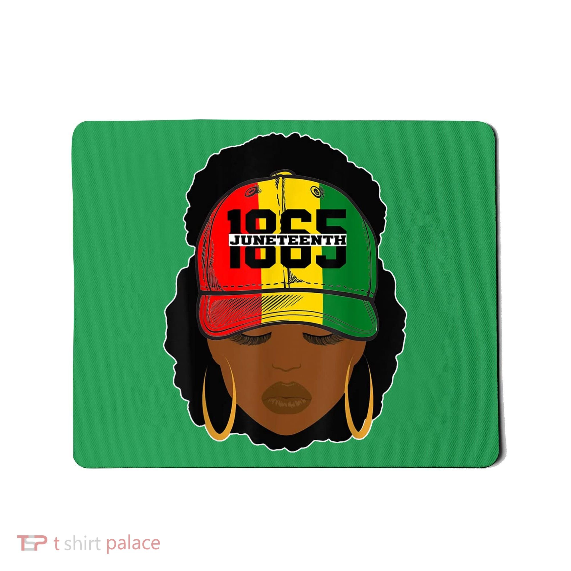 1865 Juneteenth Female Black History Month Mousepad