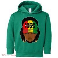 1865 Juneteenth Female Black History Month Toddler Hoodie thumb 0