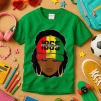 1865 Juneteenth Female Black History Month Kids T-Shirt thumb 3