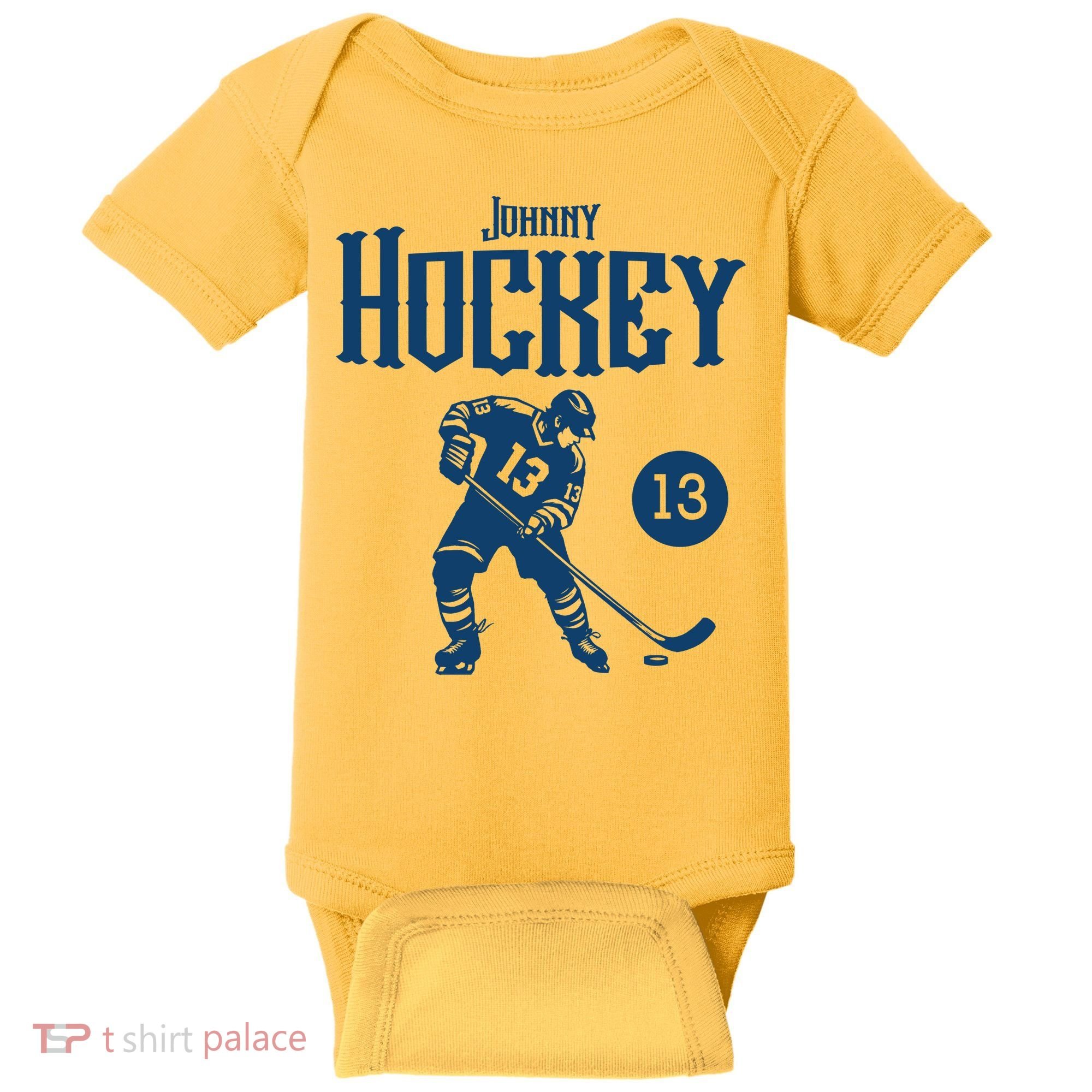 13 Johnny Hockey Baby Bodysuit