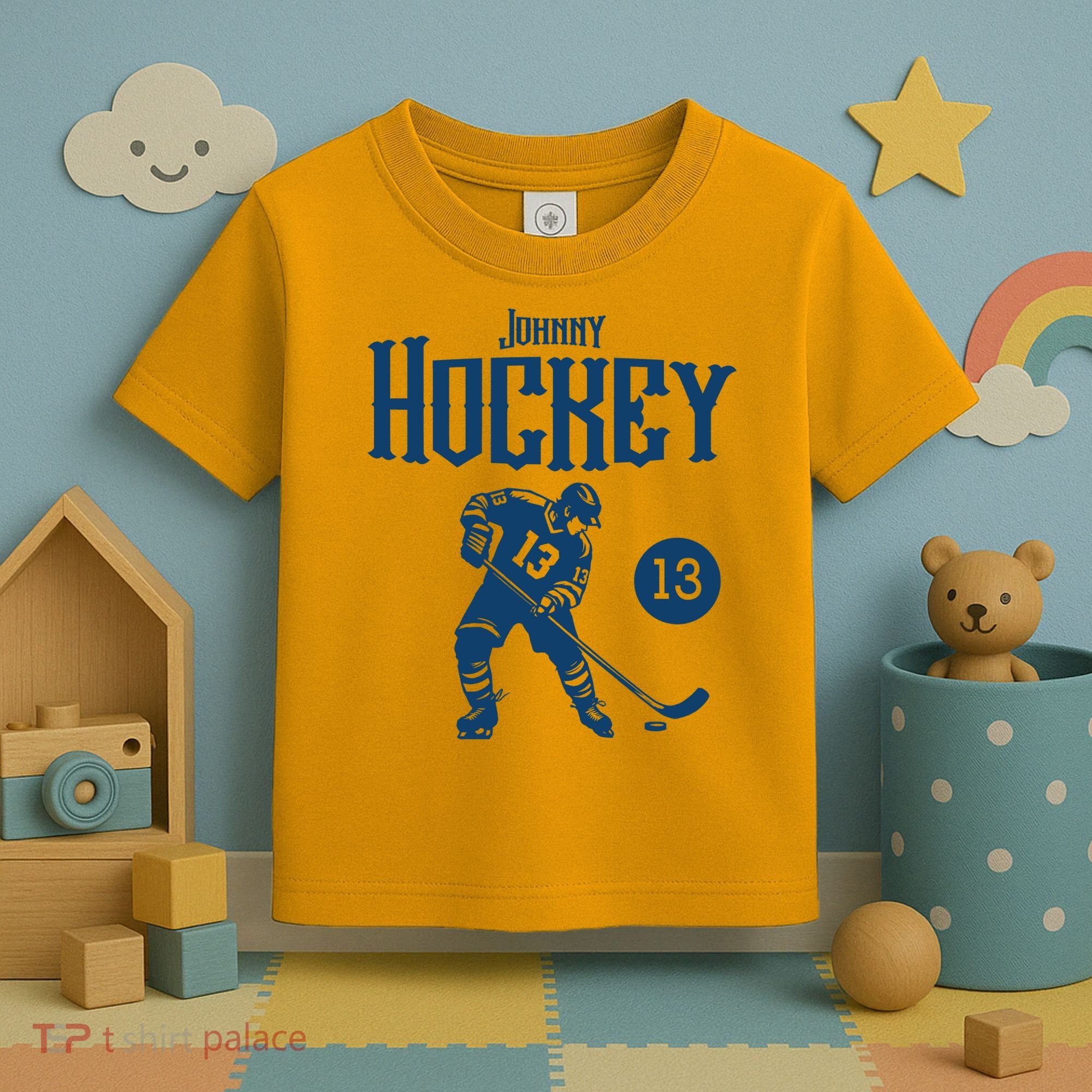 13 Johnny Hockey Toddler T-Shirt