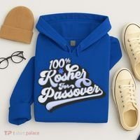 100% Kosher For Passover Cool Jewish Pesach Funny Gift Hoodie thumb 4