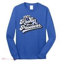 100% Kosher For Passover Cool Jewish Pesach Funny Gift Long Sleeve Shirt thumb 0