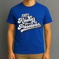 100% Kosher For Passover Cool Jewish Pesach Funny Gift T-Shirt thumb 3