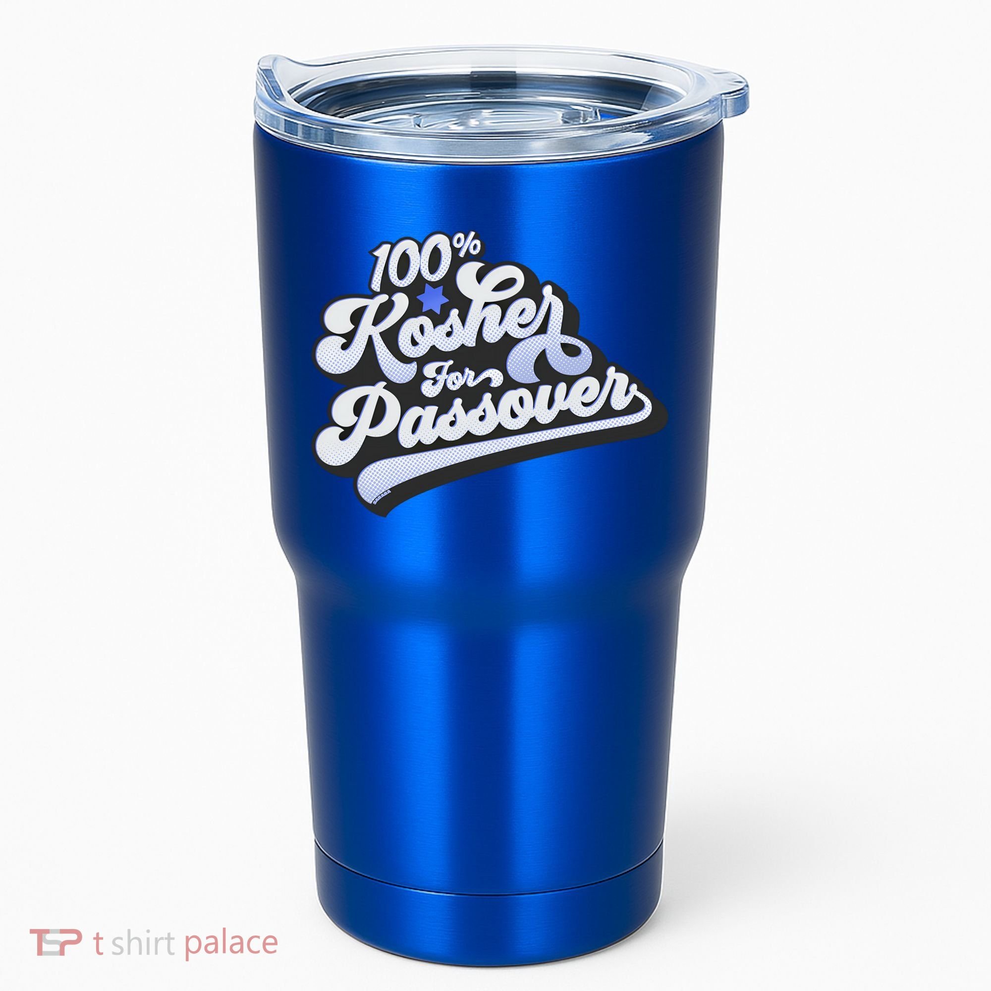 100% Kosher For Passover Cool Jewish Pesach Funny Gift Tumbler