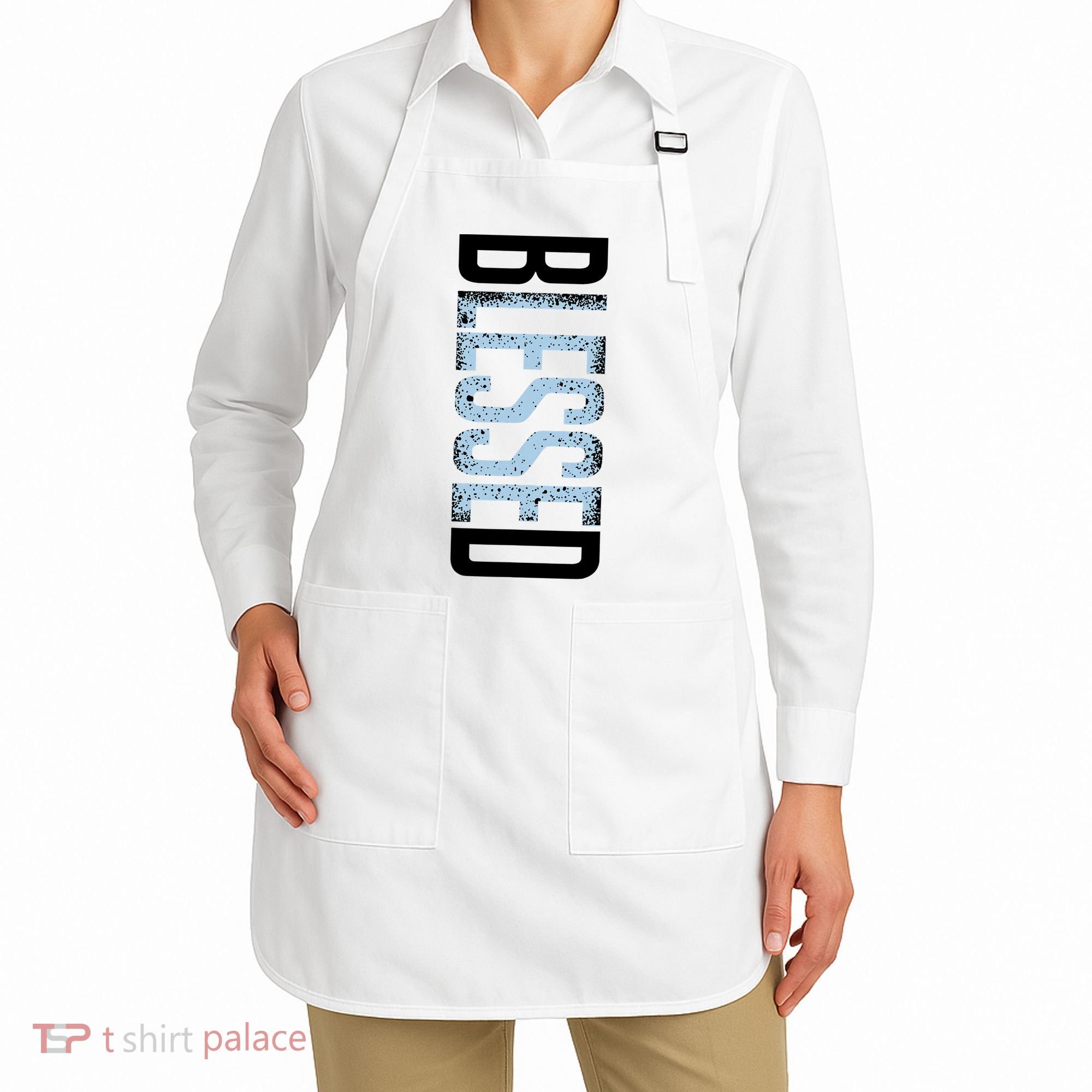 11 Legend Blue White Black 2024 Apron