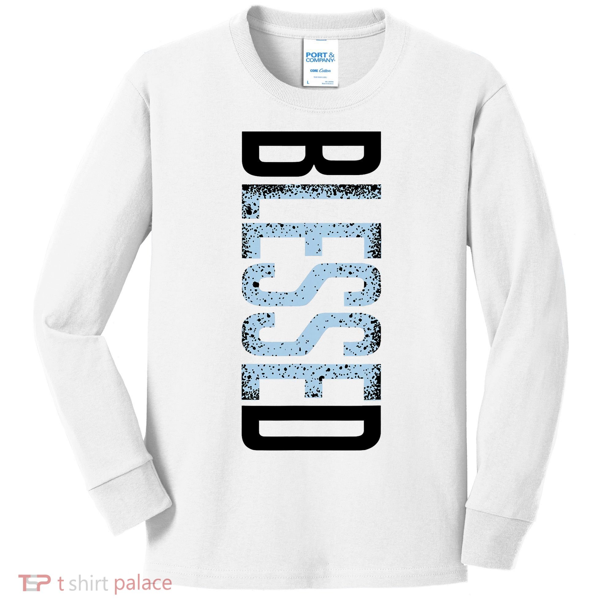 11 Legend Blue White Black 2024 Kids Long Sleeve Shirt