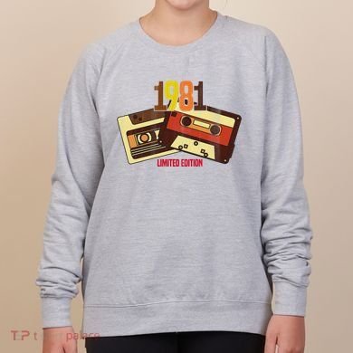 1981 Limited Edition Birthday Gift Women's Sweatshirt