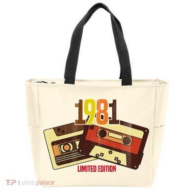 1981 Limited Edition Birthday Gift Tote Bag