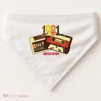 1981 Limited Edition Birthday Gift USA-Made Doggie Bandana thumb 0