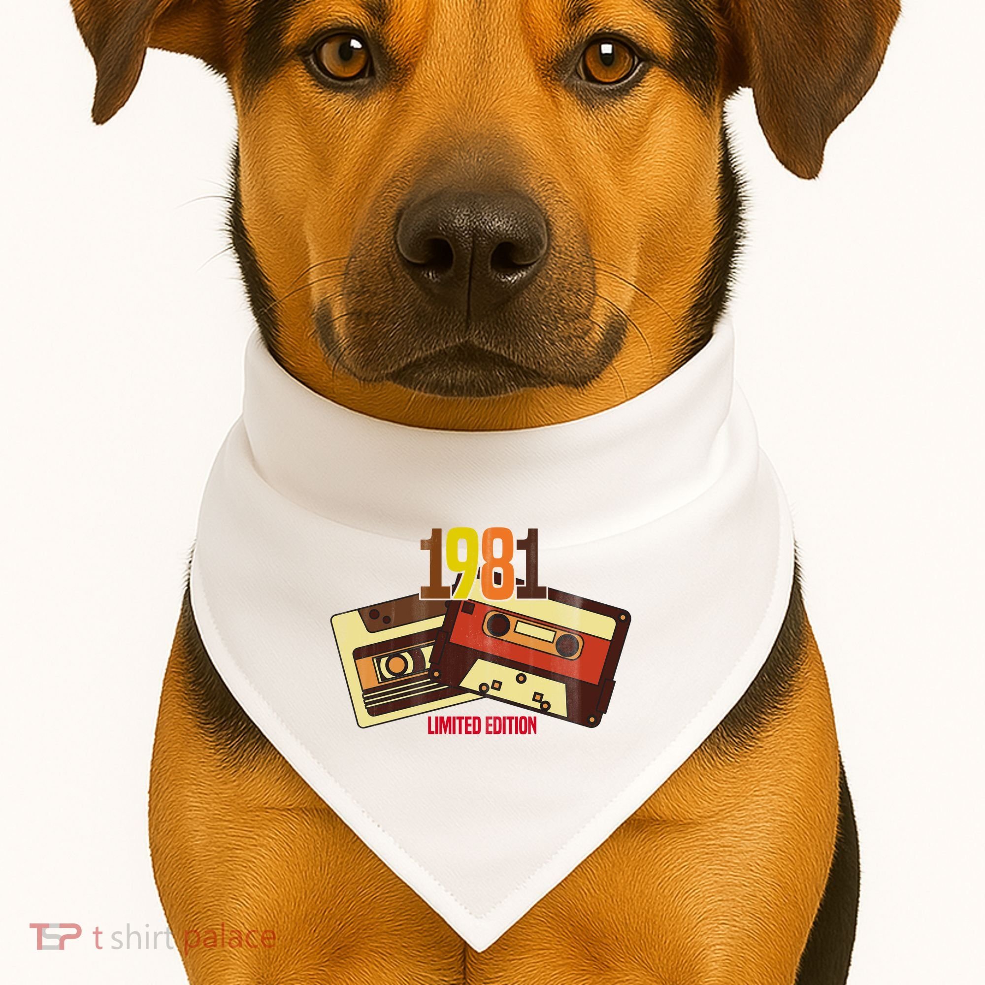 1981 Limited Edition Birthday Gift USA-Made Doggie Bandana