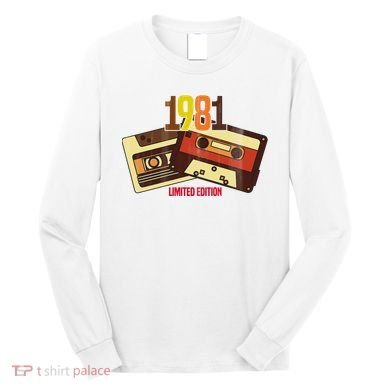 1981 Limited Edition Birthday Gift Long Sleeve Shirt