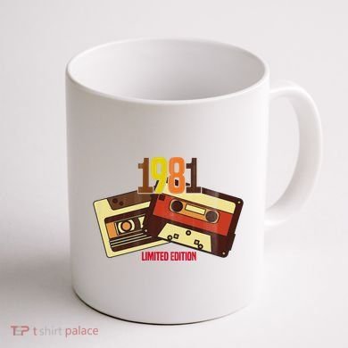 1981 Limited Edition Birthday Gift Coffee Mug back