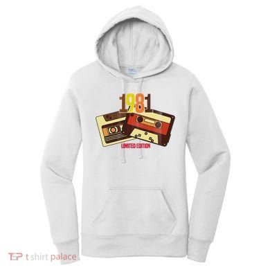 1981 Limited Edition Birthday Gift Women's Hoodie