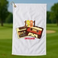 1981 Limited Edition Birthday Gift Golf Towel thumb 1