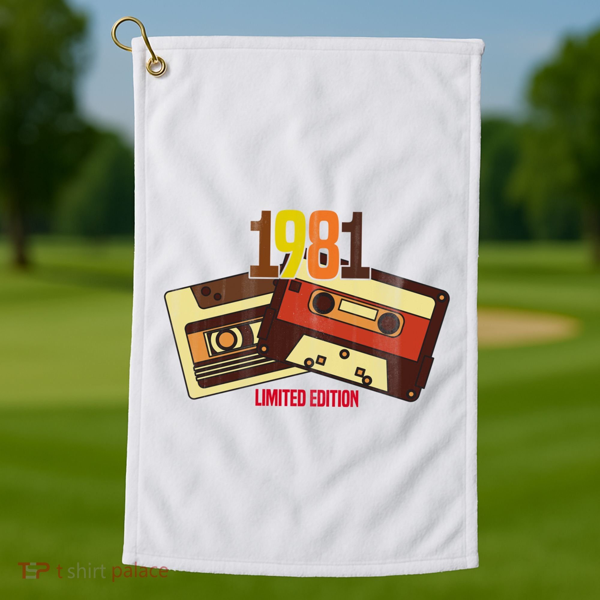 1981 Limited Edition Birthday Gift Golf Towel
