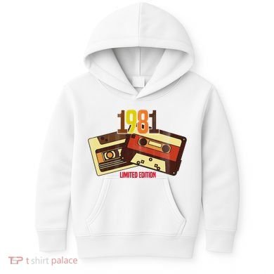 1981 Limited Edition Birthday Gift Kids Hoodie