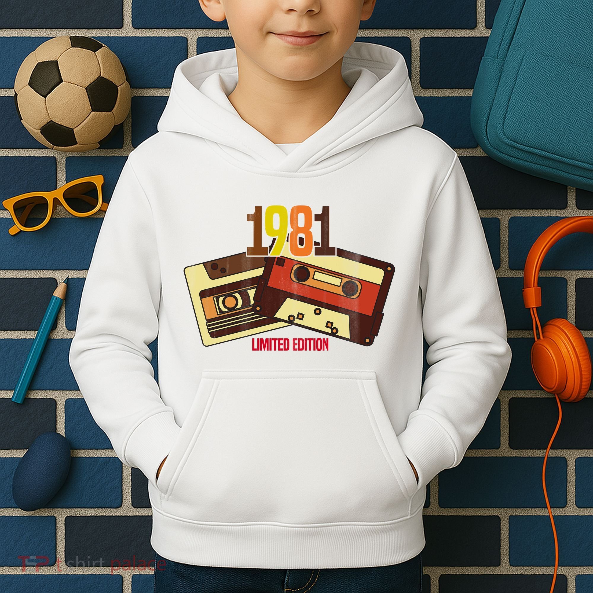 1981 Limited Edition Birthday Gift Kids Hoodie