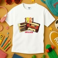 1981 Limited Edition Birthday Gift Kids T-Shirt thumb 3