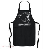 100 Lioness Gym Motivation Funny Inspiration Lion Apron thumb 0