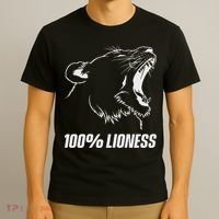 100 Lioness Gym Motivation Funny Inspiration Lion T-Shirt thumb 3