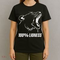 100 Lioness Gym Motivation Funny Inspiration Lion T-Shirt thumb 4