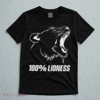 100 Lioness Gym Motivation Funny Inspiration Lion T-Shirt thumb 5