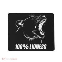 100 Lioness Gym Motivation Funny Inspiration Lion Mousepad thumb 0