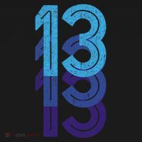 13 Lucky Number 13th Year Birthday Age Sports Team Hoodie thumb 2