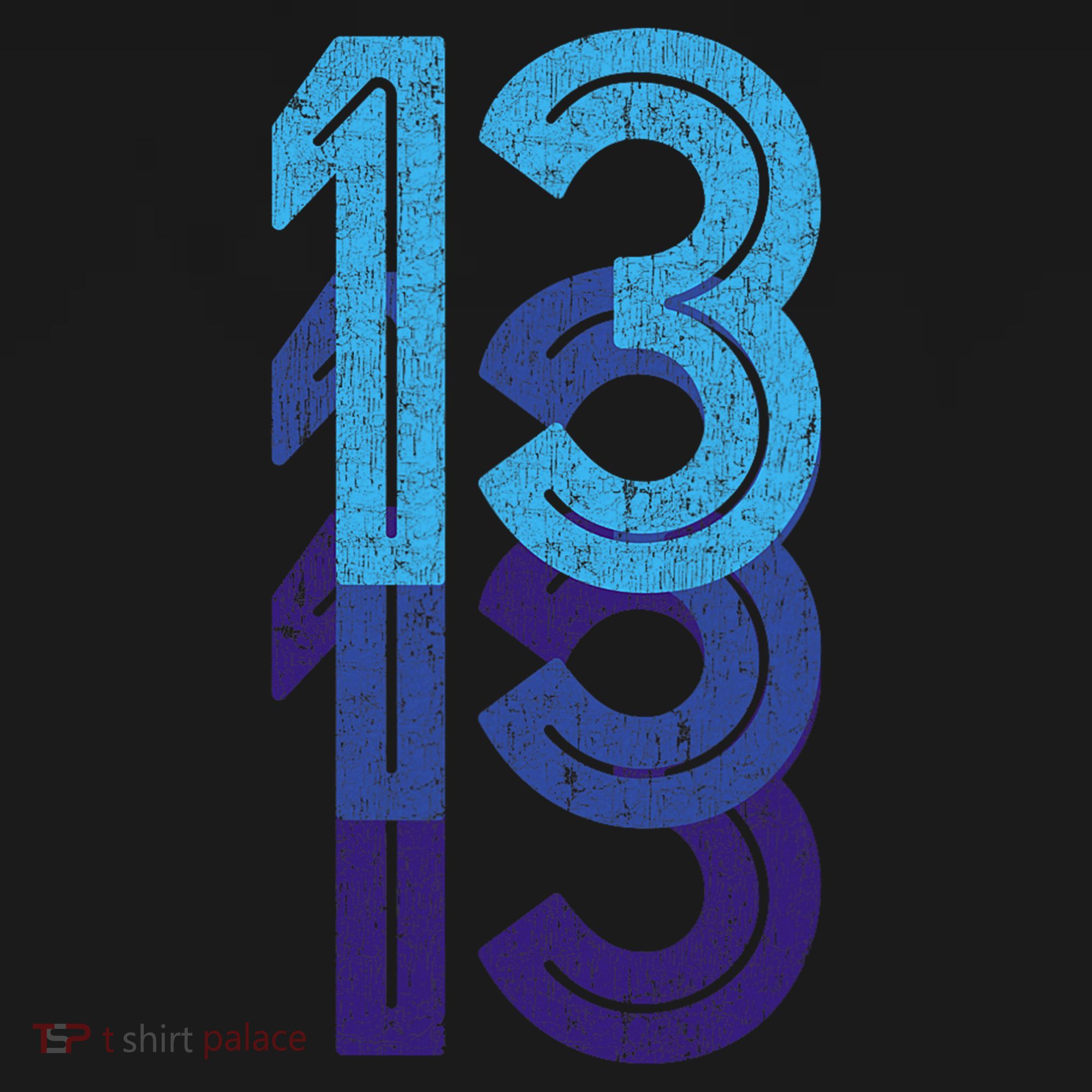 13 Lucky Number 13th Year Birthday Age Sports Team Sweatshirt