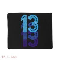 13 Lucky Number 13th Year Birthday Age Sports Team Mousepad thumb 0