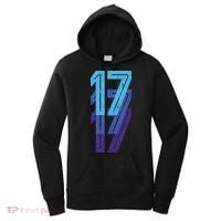 17 Lucky Number 17th Year Birthday Age Sports Team Women's Hoodie thumb 0