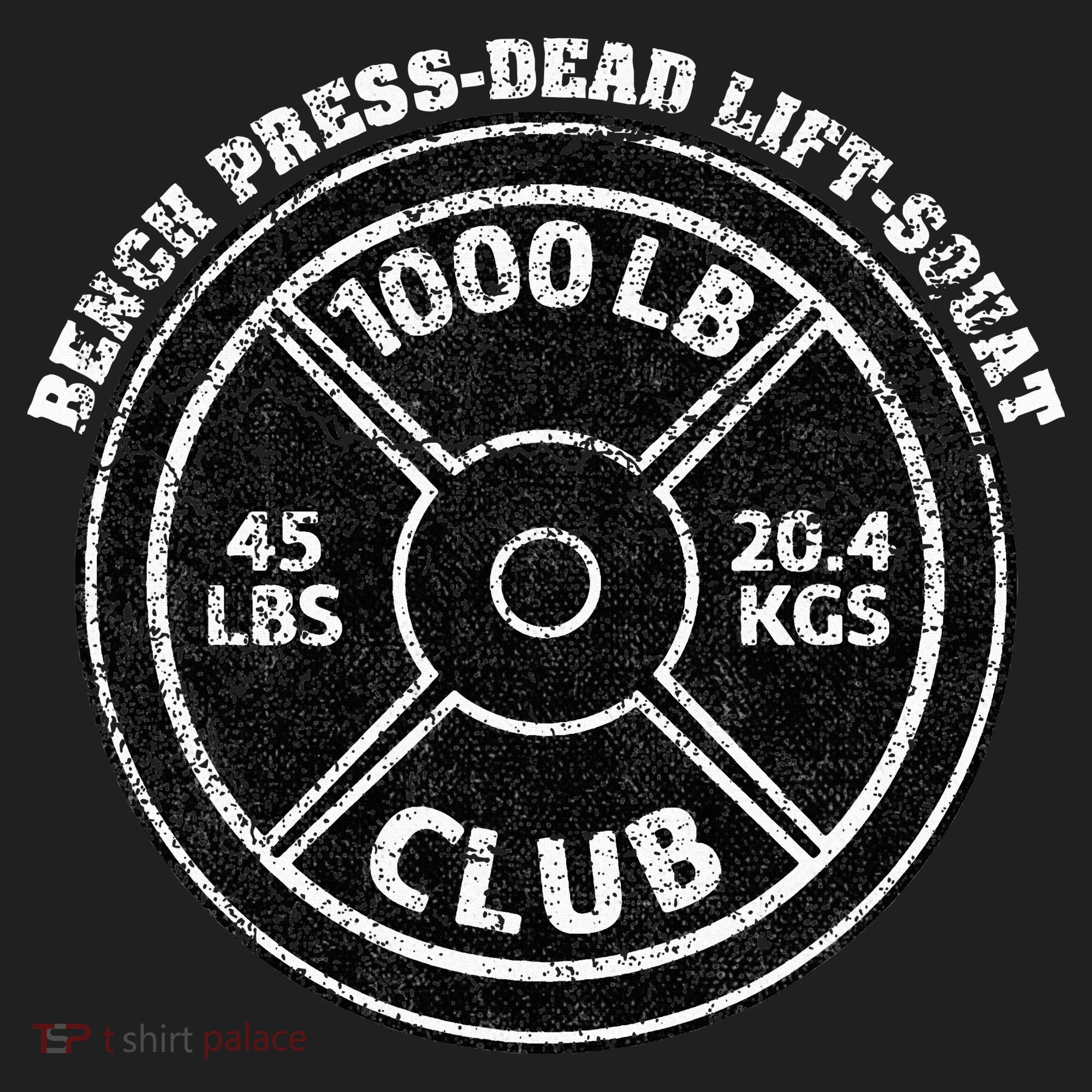1000 Lbs Pound Club Gym Weightlifting Dead Lift Bench Press Women's Sweatshirt