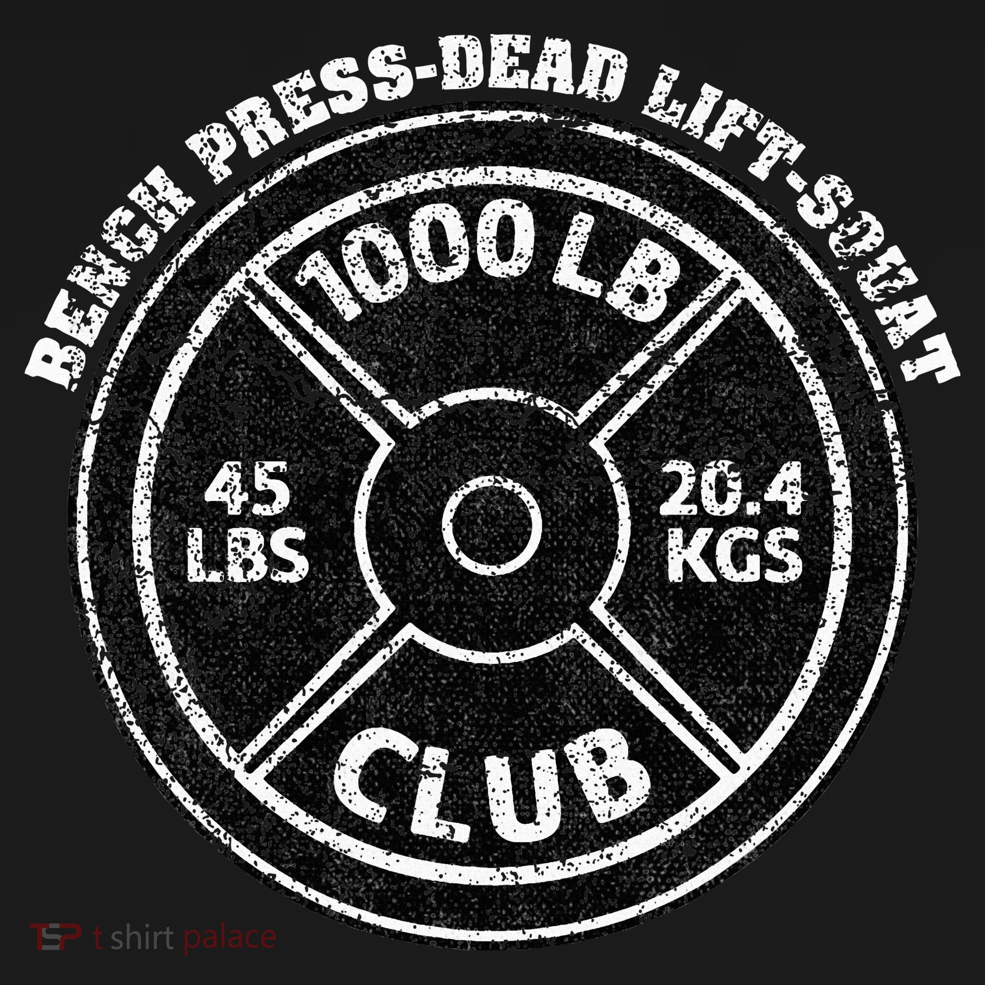 1000 Lbs Pound Club Gym Weightlifting Dead Lift Bench Press Women's Hoodie