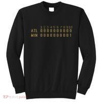 1991 Minnesota Baseball Game 7 Scoreboard Sweatshirt thumb 0
