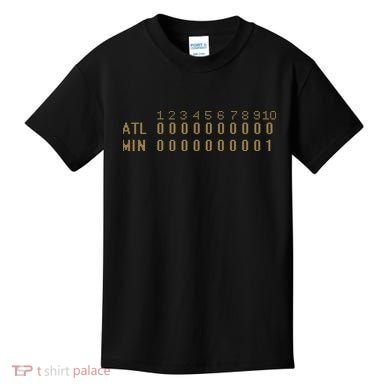 1991 Minnesota Baseball Game 7 Scoreboard Kids T-Shirt