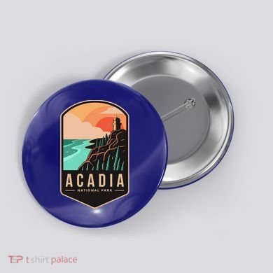 1916 Maine Bar Harbor Acadia National Park Gift Button