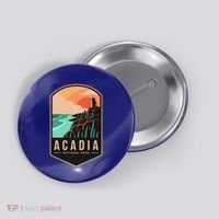 1916 Maine Bar Harbor Acadia National Park Gift Button thumb 0