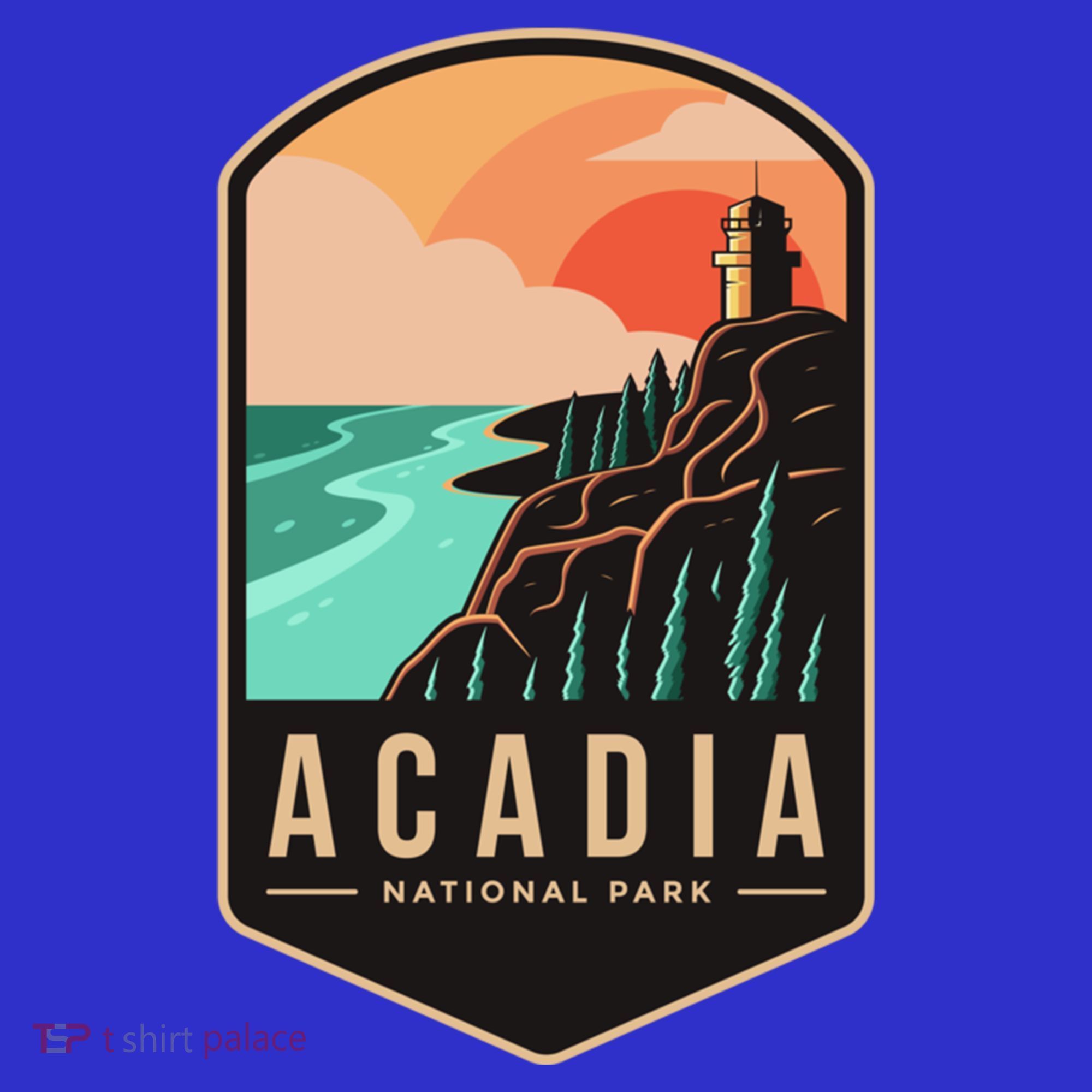 1916 Maine Bar Harbor Acadia National Park Gift Coaster