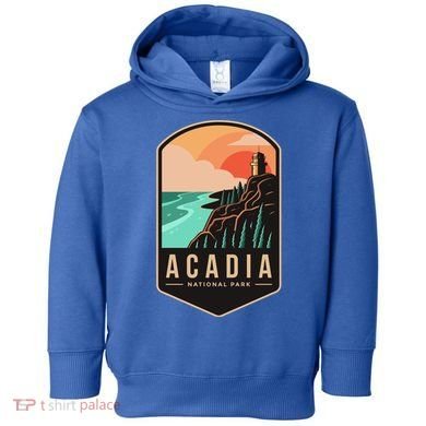 1916 Maine Bar Harbor Acadia National Park Gift Toddler Hoodie