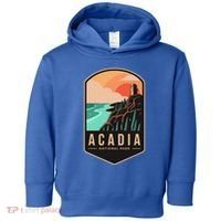 1916 Maine Bar Harbor Acadia National Park Gift Toddler Hoodie thumb 0
