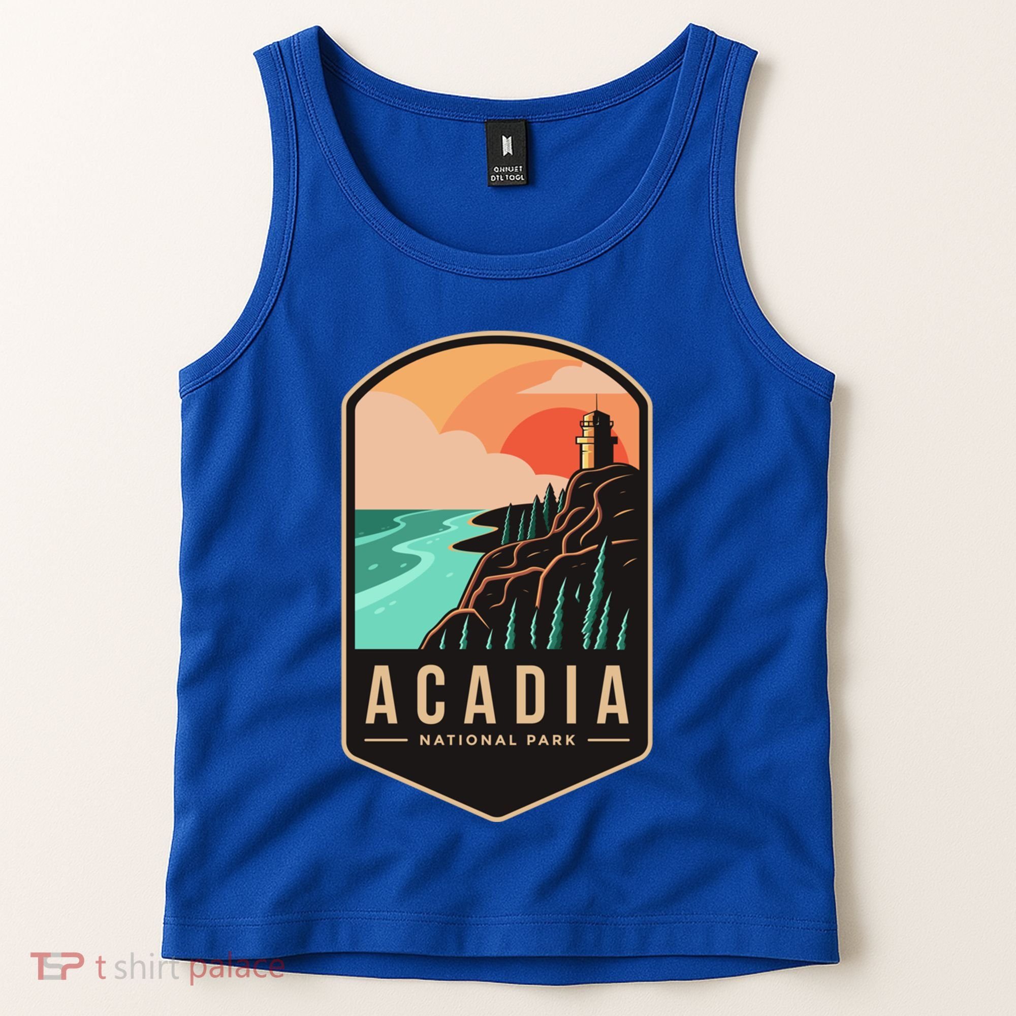 1916 Maine Bar Harbor Acadia National Park Gift Tank Top