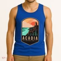 1916 Maine Bar Harbor Acadia National Park Gift Tank Top thumb 3