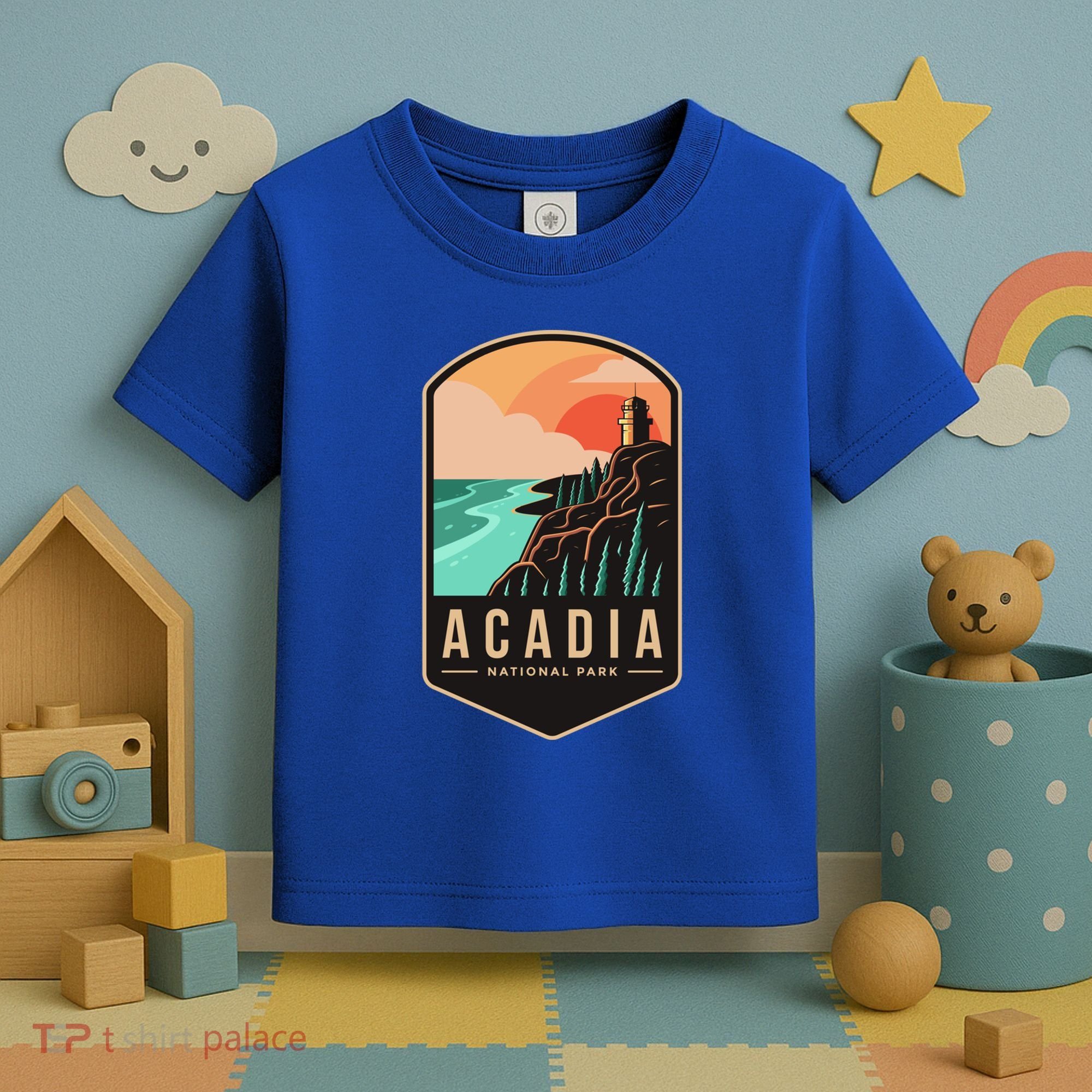 1916 Maine Bar Harbor Acadia National Park Gift Toddler T-Shirt