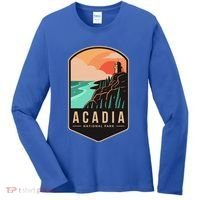 1916 Maine Bar Harbor Acadia National Park Gift Women's Long Sleeve Shirt thumb 0