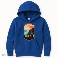 1916 Maine Bar Harbor Acadia National Park Gift Kids Hoodie thumb 0