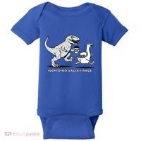 100 Mile Dino Valley Race Baby Bodysuit thumb 0