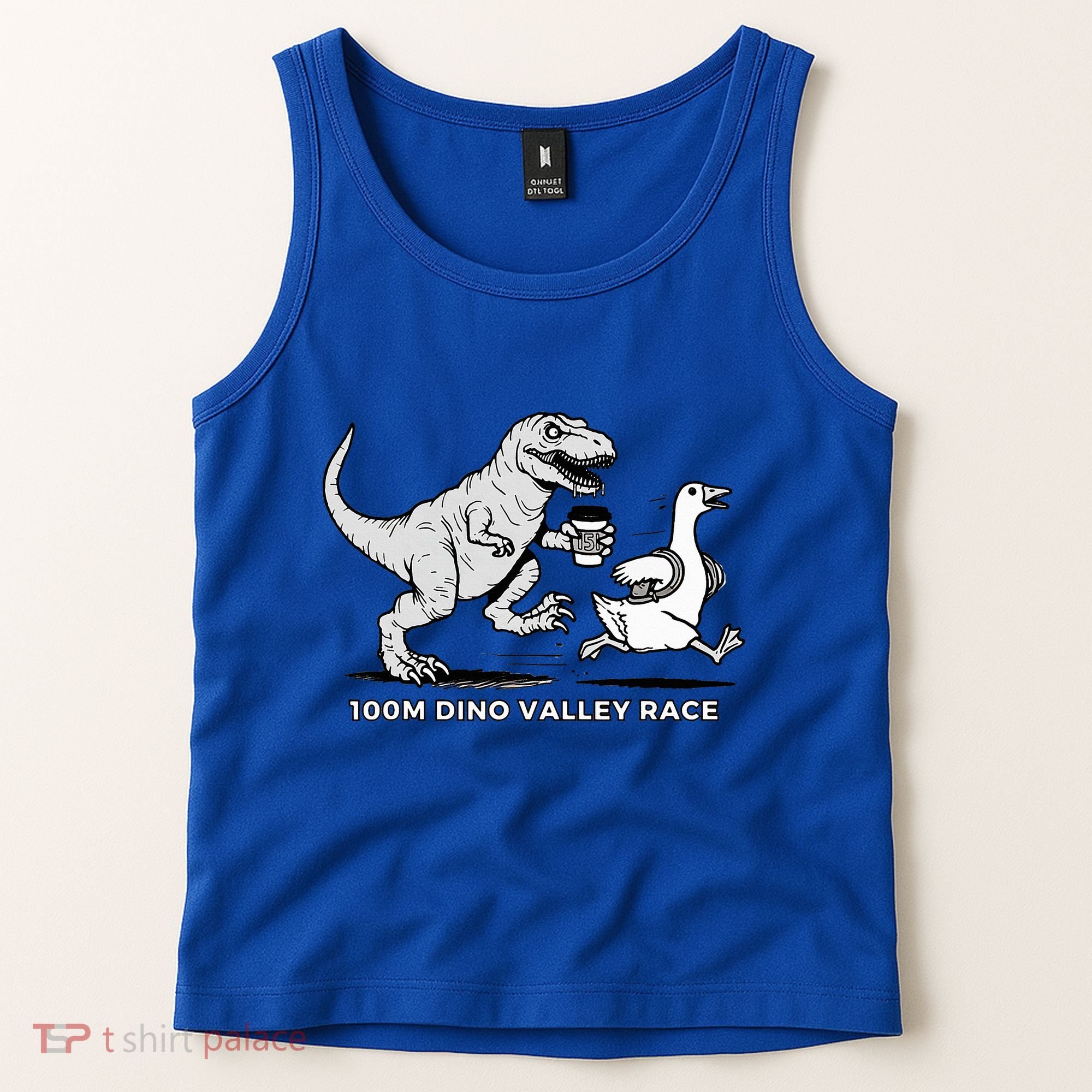100 Mile Dino Valley Race Tank Top